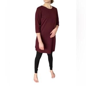 ONLY Our Story Burgundy Knit Tunic or Dress